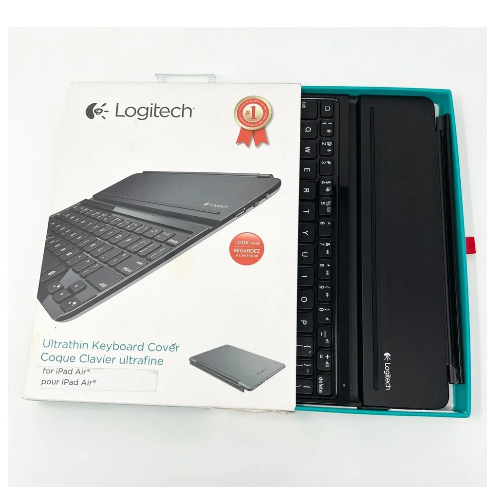 Logitech Ultrathin Keyboard Cover for iPad‎ Air Space Gray Bluetooth i5 Y-R0041